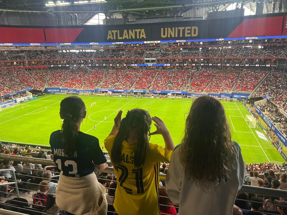 Vitesse Soccer Players watching Atlanta United - Making Lasting Friendships