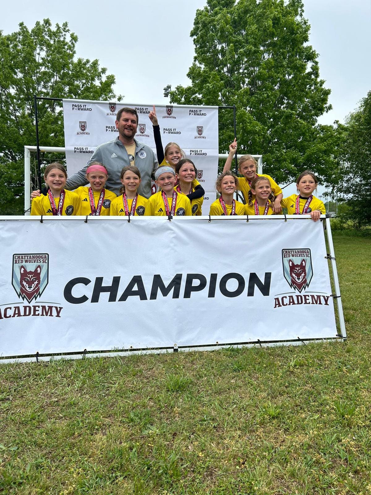 Vitesse Soccer U10 Girls Champions in Chatanooga Tournament